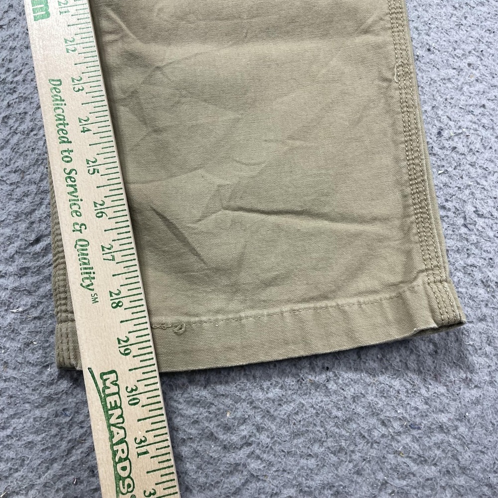 Carhartt Pants Mens 34x30 Beige Relaxed Fit Stretch Canvas Carpenter Workwear - Picture 6 of 13